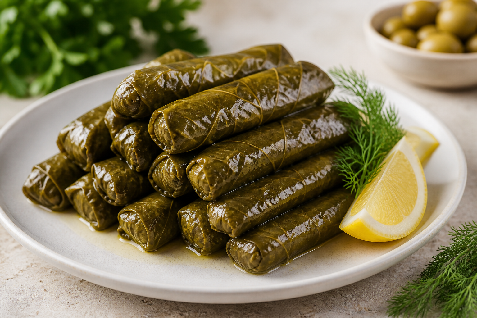 Zeytinyağlı yaprak sarma